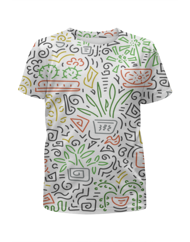 Printio Футболка с полной запечаткой для девочек Без названия printio футболка с полной запечаткой для мальчиков кактусы в цвету