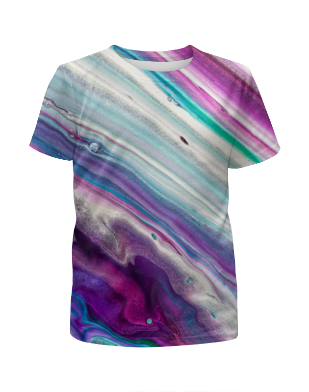 Printio Футболка с полной запечаткой для девочек Краска printio футболка с полной запечаткой мужская абстрактные краски