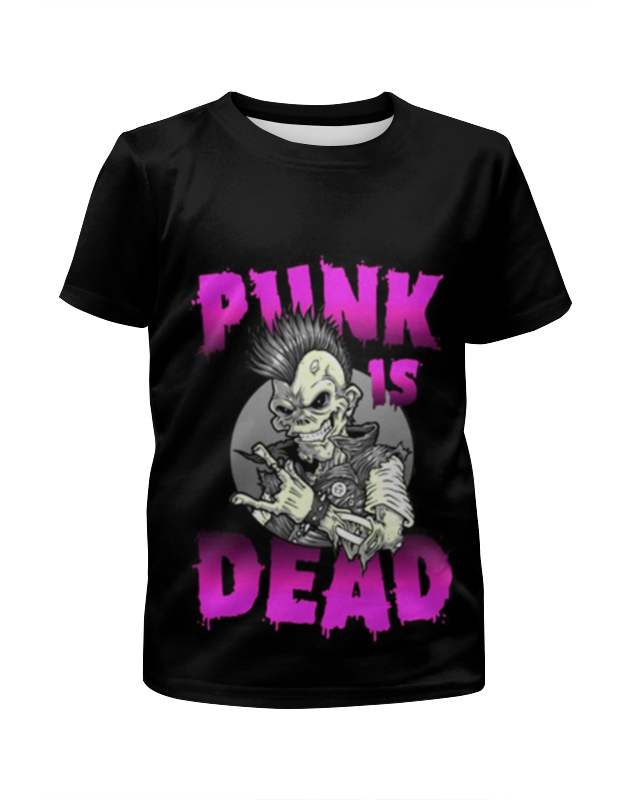 Printio Футболка с полной запечаткой для девочек Punk is dead printio футболка с полной запечаткой мужская punk is dead