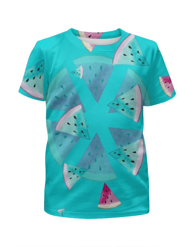 Printio Футболка с полной запечаткой для девочек Арбуз printio футболка с полной запечаткой для девочек буум