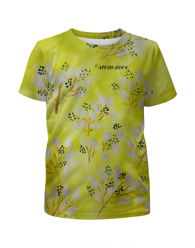 Printio Футболка с полной запечаткой для девочек Солнечное лето printio футболка с полной запечаткой для девочек теплое сердце