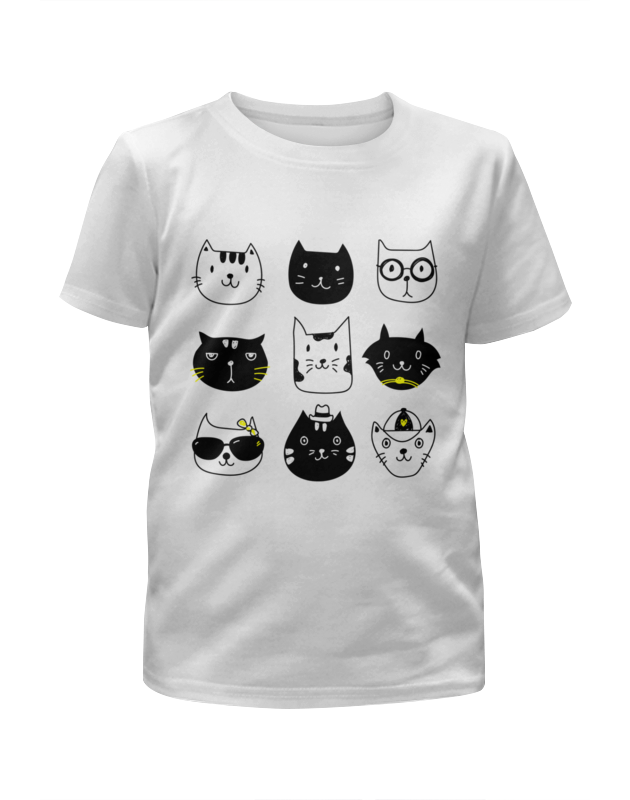Printio Футболка с полной запечаткой для девочек Милые котики printio футболка с полной запечаткой для девочек милые медведи