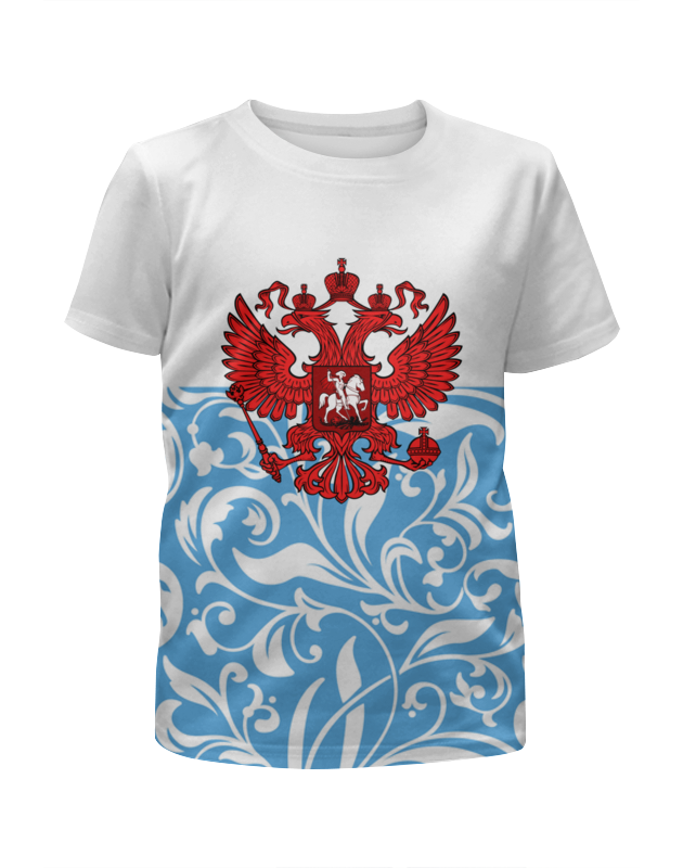 Printio Футболка с полной запечаткой для девочек Россия printio футболка с полной запечаткой для девочек кристиан бэйл