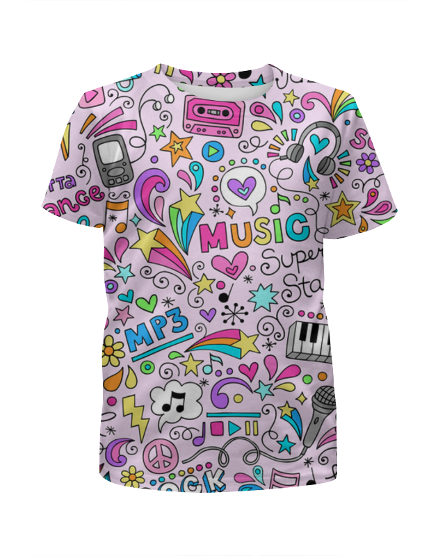 Printio Футболка с полной запечаткой для девочек Любовь printio футболка с полной запечаткой для девочек любовь и нежность