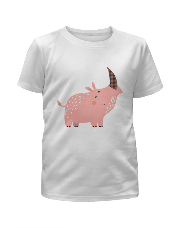 Printio Футболка с полной запечаткой для девочек Носорог printio футболка с полной запечаткой для девочек носорог