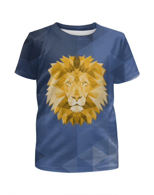 Printio Футболка с полной запечаткой для девочек Полигональный лев printio футболка с полной запечаткой для мальчиков полигональный лев