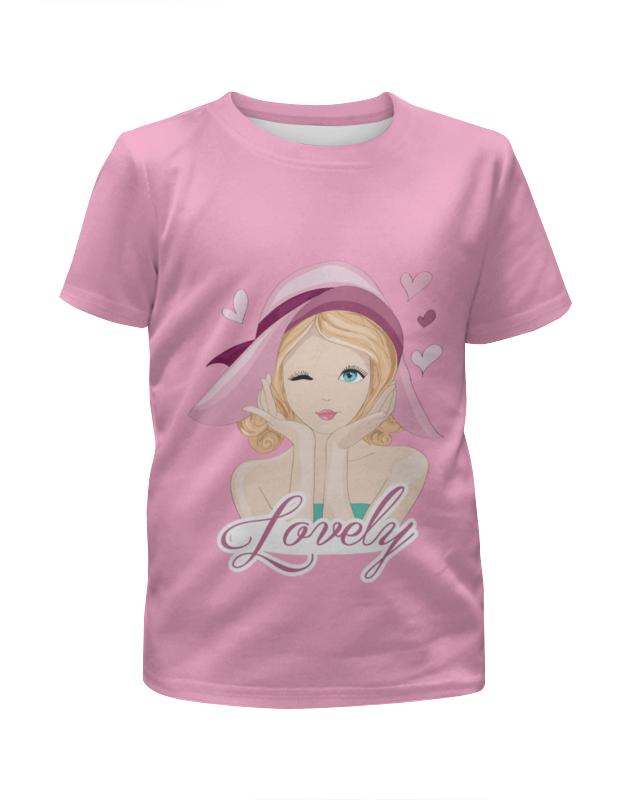 Printio Футболка с полной запечаткой для девочек Девочка printio футболка с полной запечаткой для девочек мармеладная девочка