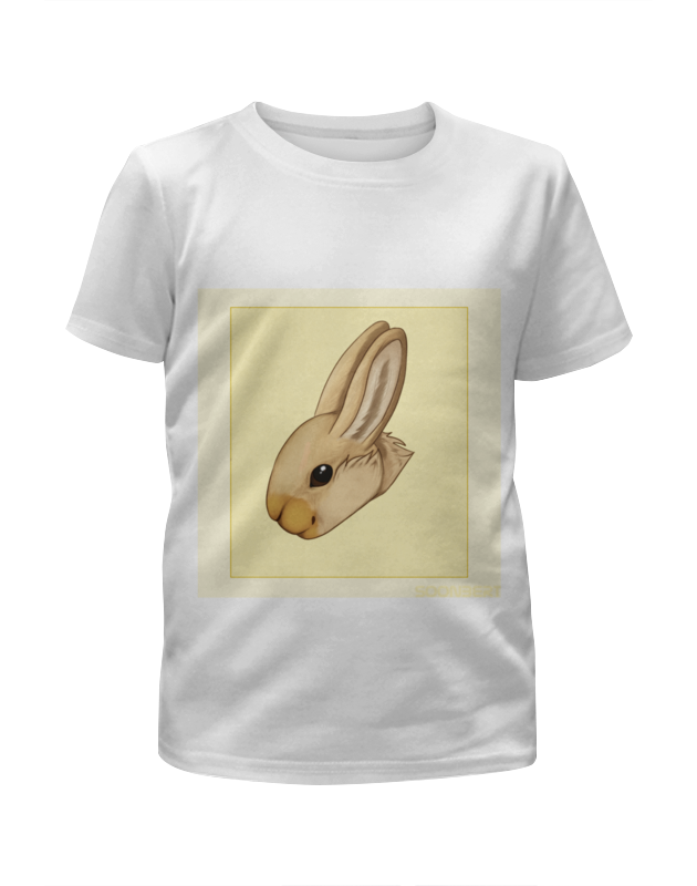 printio футболка с полной запечаткой для девочек футболка гамбола Printio Футболка с полной запечаткой для девочек Милый кролик