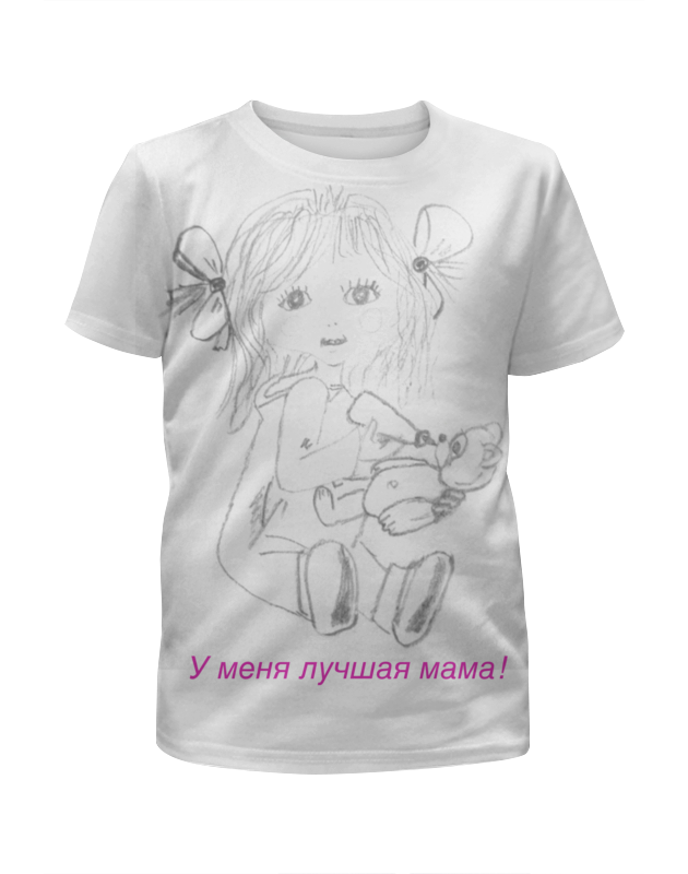 Printio Футболка с полной запечаткой для девочек Дочки-матери printio футболка с полной запечаткой женская мама лучшее слово на свете
