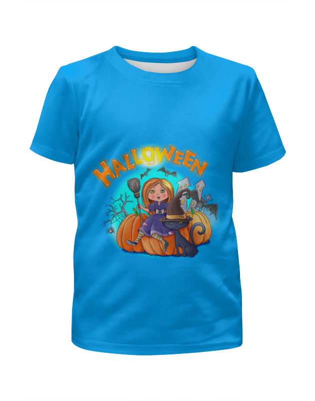 Printio Футболка с полной запечаткой для девочек Хэллоуин printio футболка с полной запечаткой для девочек веселые ведьмы