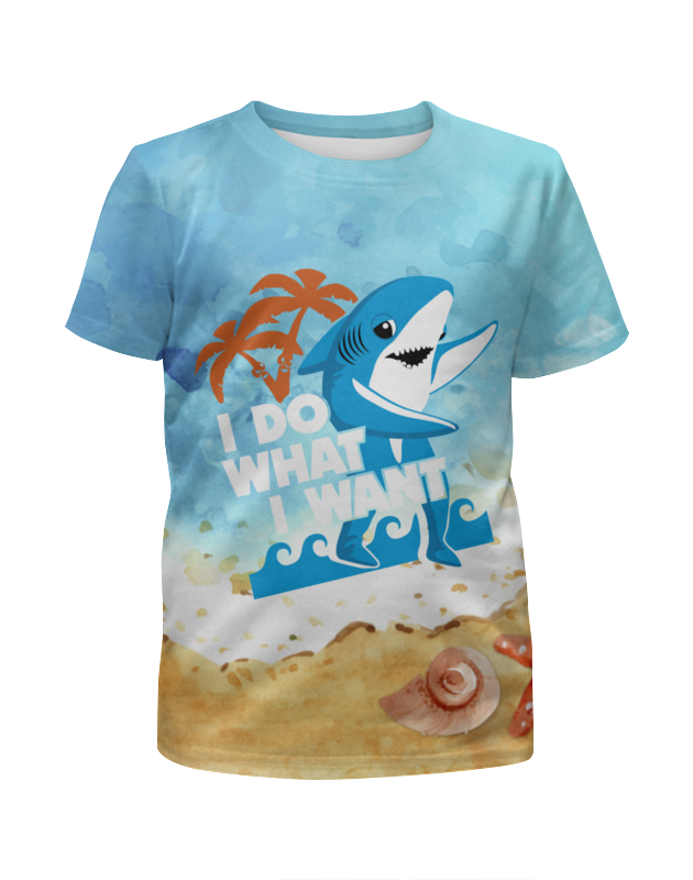 Printio Футболка с полной запечаткой для девочек Я делаю то,что хочу ( акула ) printio футболка с полной запечаткой женская я делаю то что хочу акула