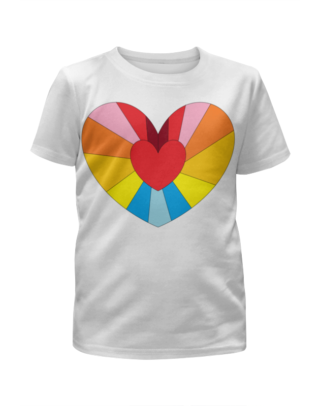 printio футболка с полной запечаткой для девочек радуга мечта Printio Футболка с полной запечаткой для девочек Веселая радуга