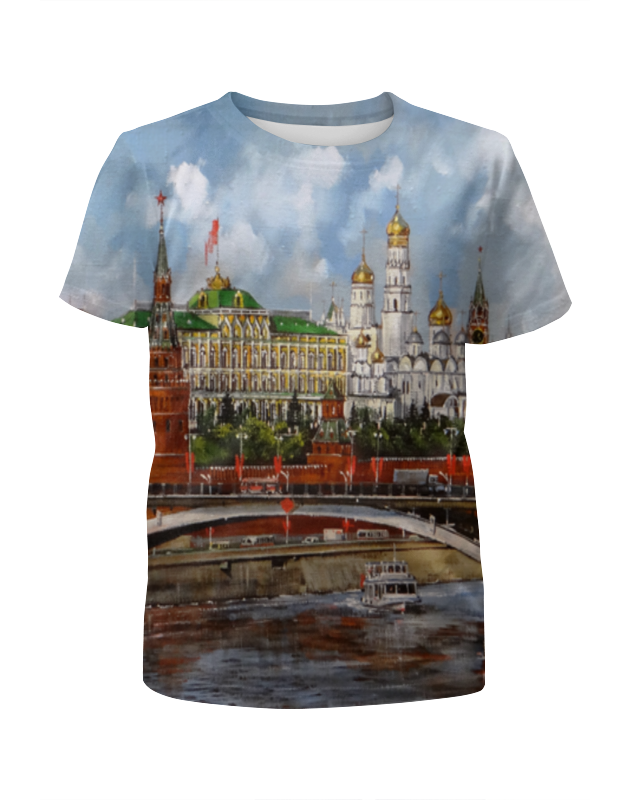 Printio Футболка с полной запечаткой для девочек Москва.кремль printio футболка с полной запечаткой для девочек ключ от сердца