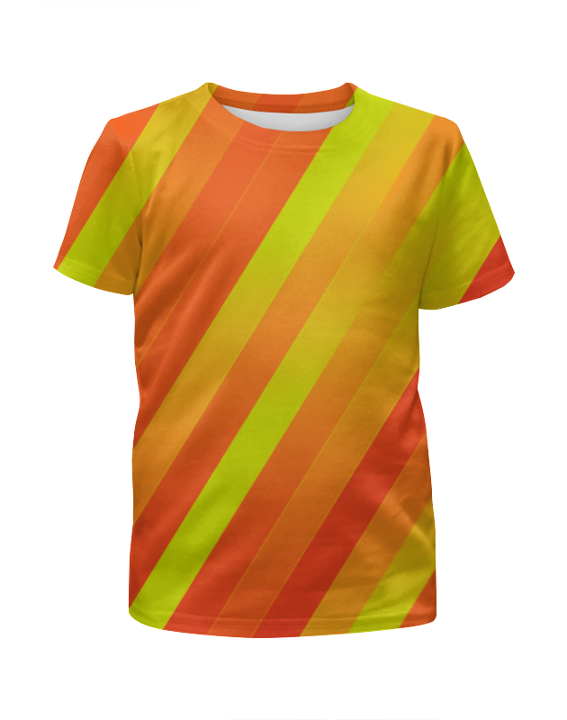 Printio Футболка с полной запечаткой для девочек Желто-оранжевые линии рубашка поло с полной запечаткой printio желто оранжевые линии