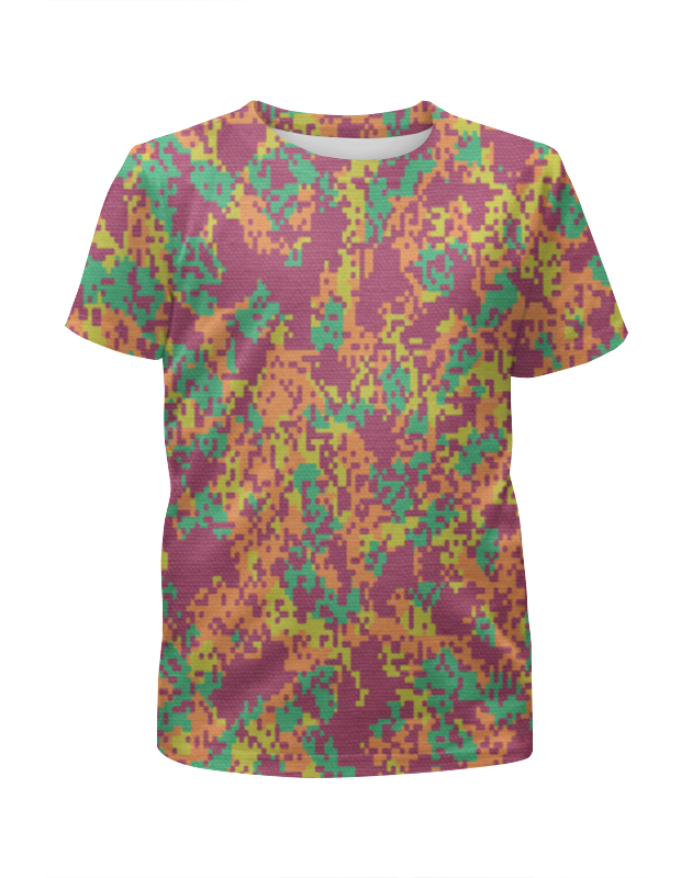 Фото - Printio Футболка с полной запечаткой для девочек Мультицвет пиксельный камуфляж блуза твое размер m мультицвет