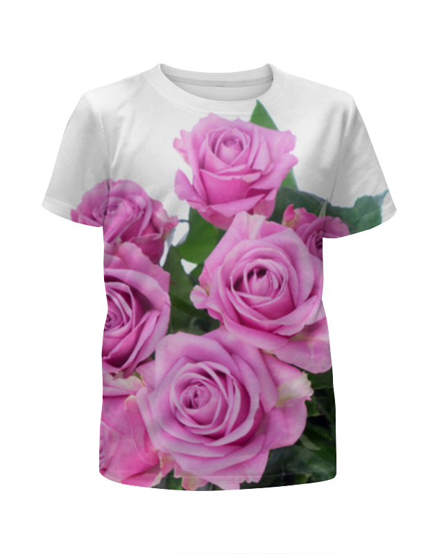 Printio Футболка с полной запечаткой для девочек Букет роз printio футболка с полной запечаткой для мальчиков букет роз