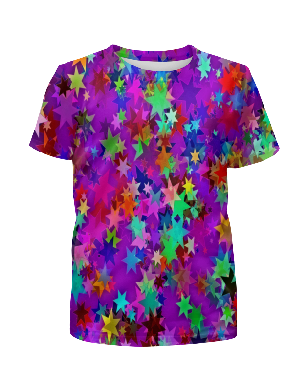Printio Футболка с полной запечаткой для девочек Звездное конфетти printio футболка с полной запечаткой для девочек звездное скопление