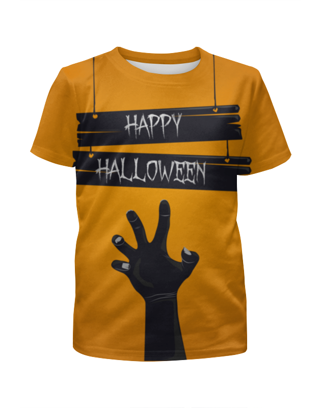 Printio Футболка с полной запечаткой для девочек Happy halloween printio футболка с полной запечаткой для девочек happy birthday
