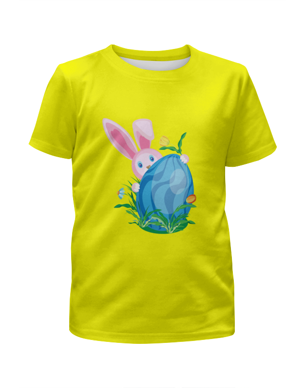 printio футболка с полной запечаткой для девочек одноглазый кролик в петле Printio Футболка с полной запечаткой для девочек Кролик и яйцо