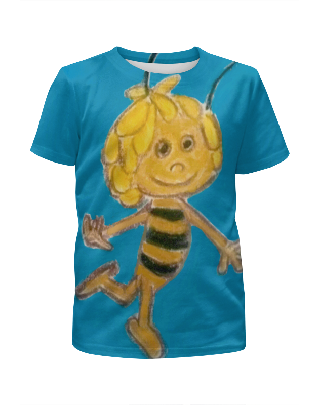 printio футболка с полной запечаткой женская пчелка Printio Футболка с полной запечаткой для девочек Пчелка