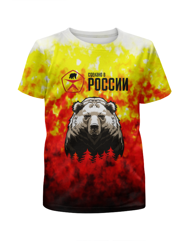 Printio Футболка с полной запечаткой для девочек Made in russia printio футболка с полной запечаткой для девочек made in russia