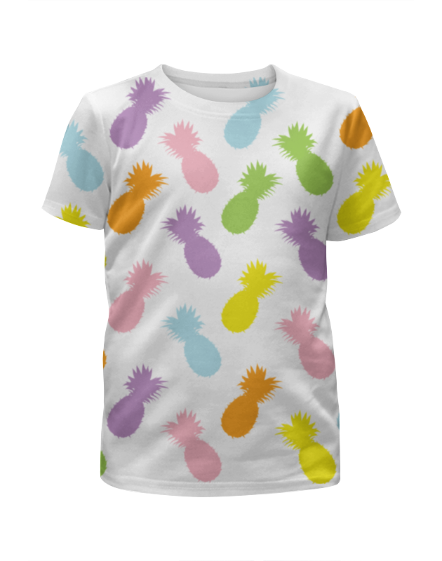 Printio Футболка с полной запечаткой для девочек Ананасы! printio футболка с полной запечаткой для мальчиков ананасы