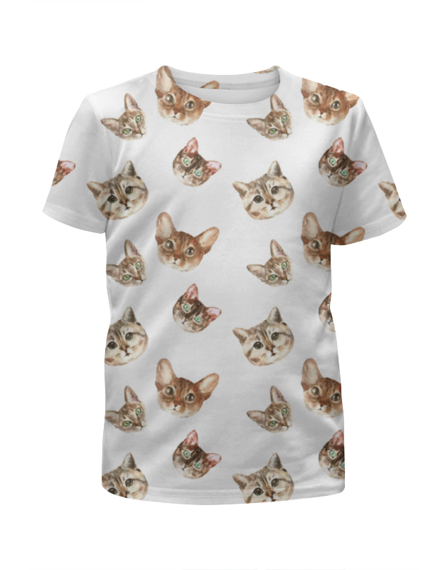 Printio Футболка с полной запечаткой для девочек Котята printio футболка с полной запечаткой для девочек котята