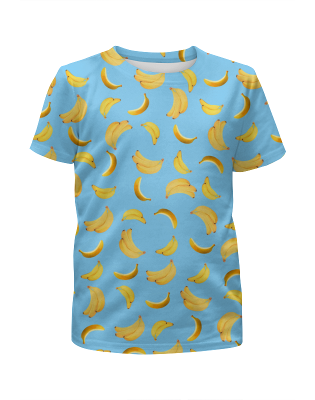 Printio Футболка с полной запечаткой для девочек Бананы printio футболка с полной запечаткой для девочек вкусные бананы