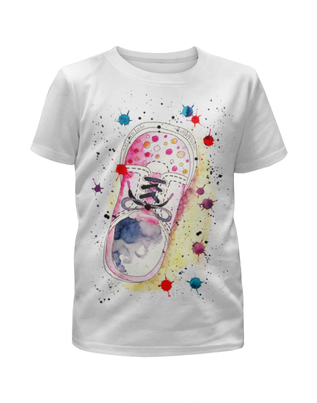 Printio Футболка с полной запечаткой для девочек Летние кеды printio футболка с полной запечаткой для девочек летние кеды