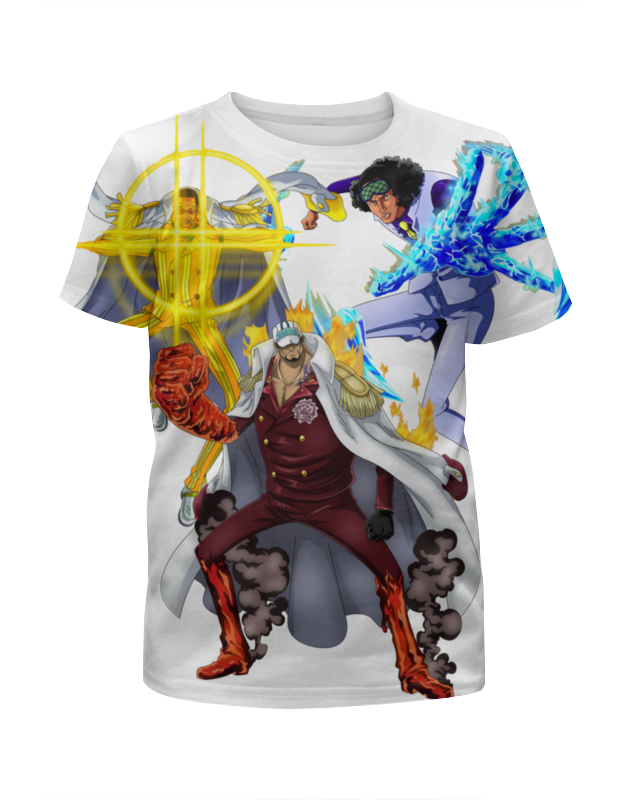 Printio Футболка с полной запечаткой для девочек Три адмирала золотого века пиратов printio футболка с полной запечаткой мужская адмирал колчак