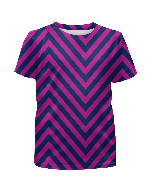 Printio Футболка с полной запечаткой для девочек Фиолетовые полосы printio футболка с полной запечаткой для девочек фиолетовые цветы