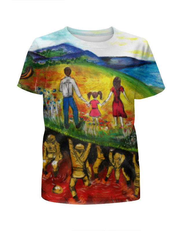 Printio Футболка с полной запечаткой для девочек Цена победы printio футболка с полной запечаткой мужская цена победы