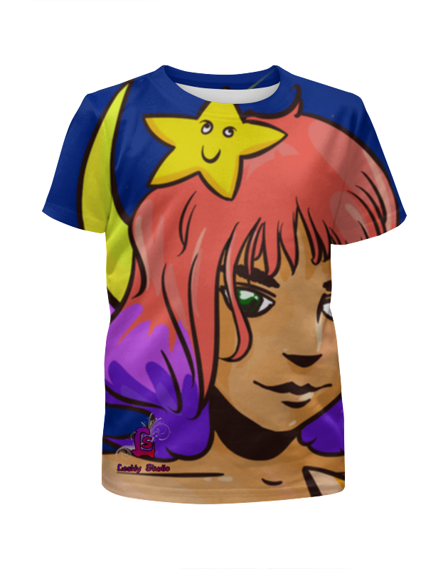 Printio Футболка с полной запечаткой для девочек Звёздочка printio футболка с полной запечаткой для девочек звёздочка