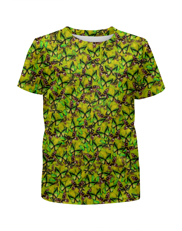 Printio Футболка с полной запечаткой для девочек Ornithoptera printio футболка с полной запечаткой для девочек тропические рыбки