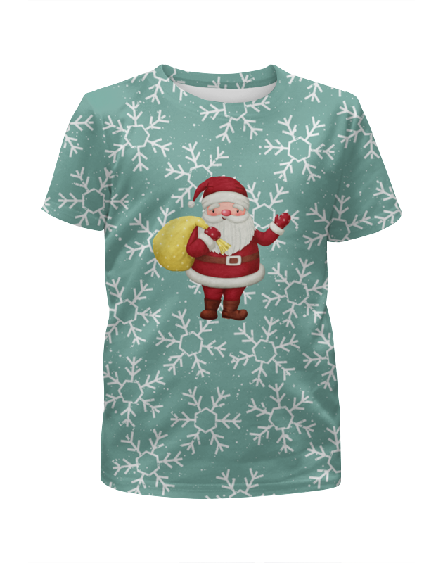 Printio Футболка с полной запечаткой для девочек Дед мороз printio футболка с полной запечаткой для девочек дед мороз