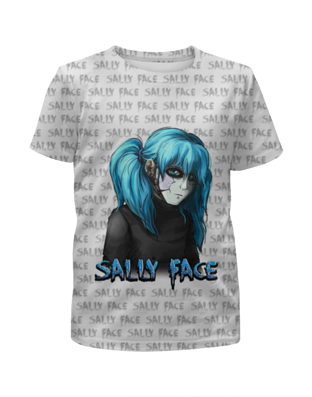 Printio Футболка с полной запечаткой для девочек Sally face printio футболка с полной запечаткой для девочек sally face салли фейс