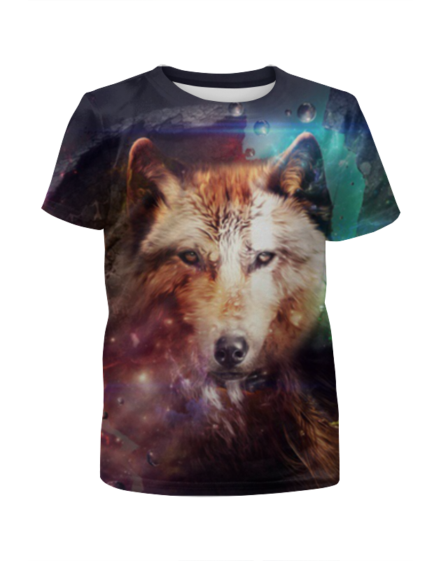 Printio Футболка с полной запечаткой для девочек Волк printio футболка с полной запечаткой для девочек мистер волк