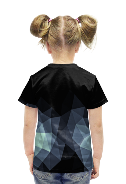 Заказать детскую футболку в Москве. Футболка с полной запечаткой для девочек Abstract от THE_NISE  - готовые дизайны и нанесение принтов.