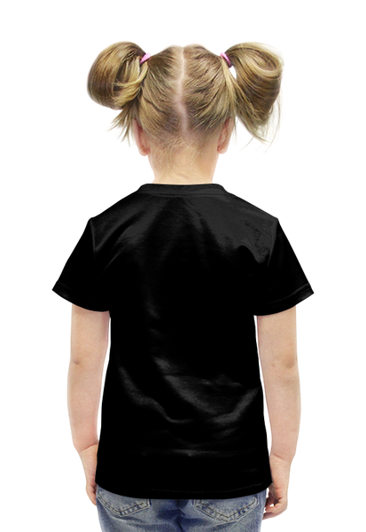 Заказать детскую футболку в Москве. Футболка с полной запечаткой для девочек Метеоритный дождь от Space Art - готовые дизайны и нанесение принтов.