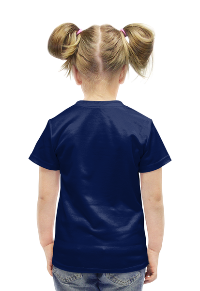 Заказать детскую футболку в Москве. Футболка с полной запечаткой для девочек  Зимний пейзаж  от THE_NISE  - готовые дизайны и нанесение принтов.