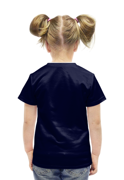Заказать детскую футболку в Москве. Футболка с полной запечаткой для девочек Доктор Кто  от cherdantcev - готовые дизайны и нанесение принтов.