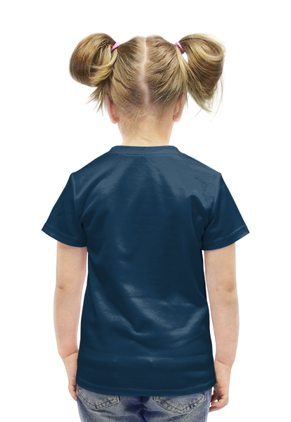 Заказать детскую футболку в Москве. Футболка с полной запечаткой для девочек Закат  от THE_NISE  - готовые дизайны и нанесение принтов.
