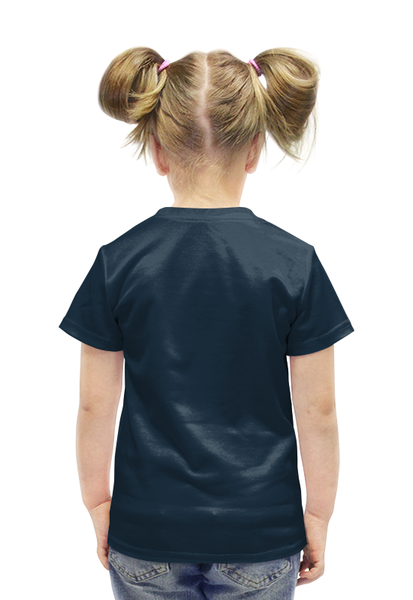 Заказать детскую футболку в Москве. Футболка с полной запечаткой для девочек Любовь от juliafast77 - готовые дизайны и нанесение принтов.