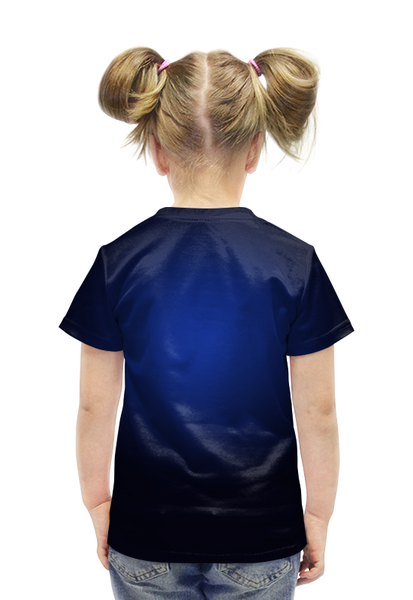 Заказать детскую футболку в Москве. Футболка с полной запечаткой для девочек Paddington  от T-shirt print  - готовые дизайны и нанесение принтов.