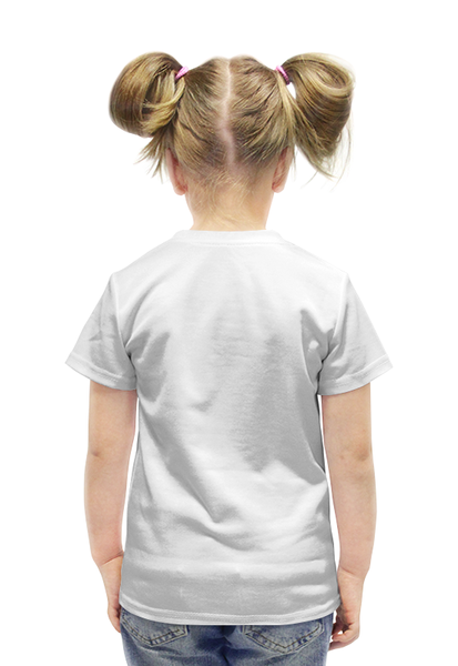 Заказать детскую футболку в Москве. Футболка с полной запечаткой для девочек Город от Ирина - готовые дизайны и нанесение принтов.