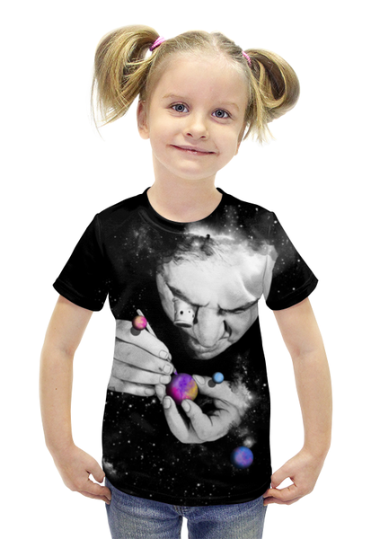 Заказать детскую футболку в Москве. Футболка с полной запечаткой для девочек Мастер вселенной от printik - готовые дизайны и нанесение принтов.