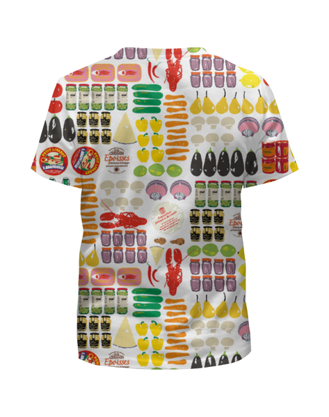 Заказать детскую футболку в Москве. Футболка с полной запечаткой для девочек FOOD  от CoolDesign - готовые дизайны и нанесение принтов.