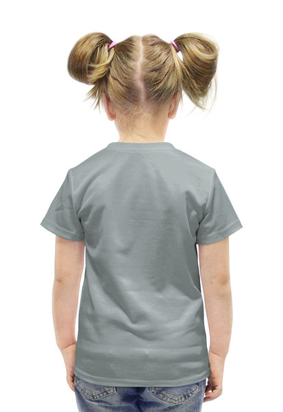 Заказать детскую футболку в Москве. Футболка с полной запечаткой для девочек Енотик    от ПРИНТЫ ПЕЧАТЬ  - готовые дизайны и нанесение принтов.