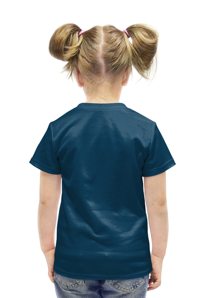 Заказать детскую футболку в Москве. Футболка с полной запечаткой для девочек 2017 год петуха от cherdantcev - готовые дизайны и нанесение принтов.
