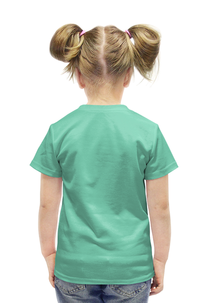 Заказать детскую футболку в Москве. Футболка с полной запечаткой для девочек тоторо от queen  - готовые дизайны и нанесение принтов.
